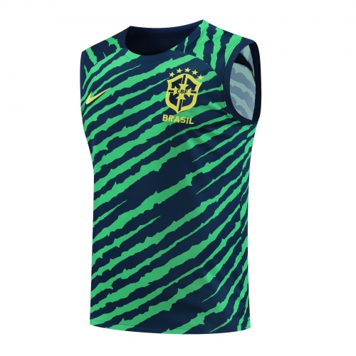 2022/23 Brazil Green Thailand Soccer Training Vest Top-418
