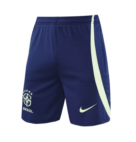 2022/23 Brazil Royal Blue Thailand Soccer Training Soccer Shorts-418