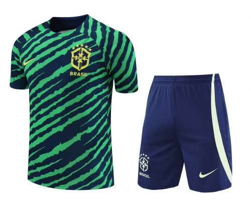 2022/23 Brazil Green Thailand Soccer Training Uniform-418