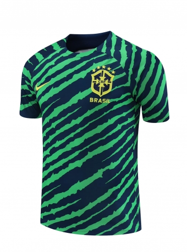 2022/23 Brazil Green Thailand Soccer Training Jerseys-418