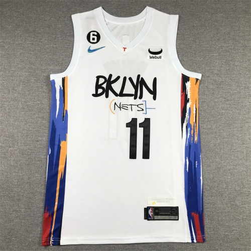 2023 Season City Version Brooklyn Nets White #11 NBA Jersey