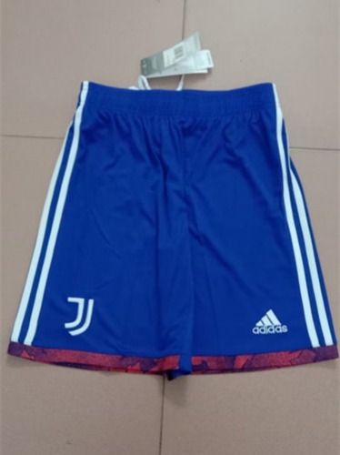 2022/23 Juventus 2nd Away Blue Thailand Soccer Shorts-315