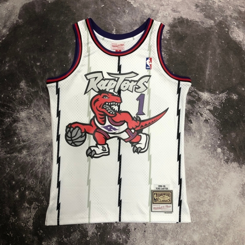 2023 Hot Press 99 Retro Verion NBA Toronto Raptors White #1 Jersey-311