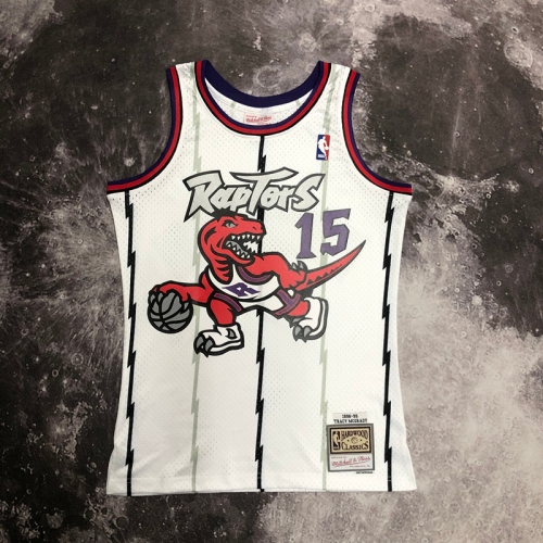 2023 Hot Press 99 Retro Verion NBA Toronto Raptors White #15 Jersey-311