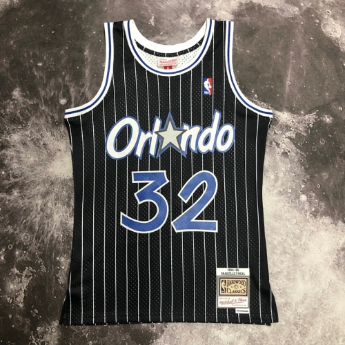SW Hot press 95 Retro Version NBA Orlando Magic Black #32 Jersey-311