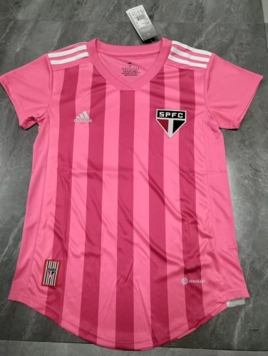 2022/23 Sao Paulo PinkThailand Women Soccer Jersey AAA-908