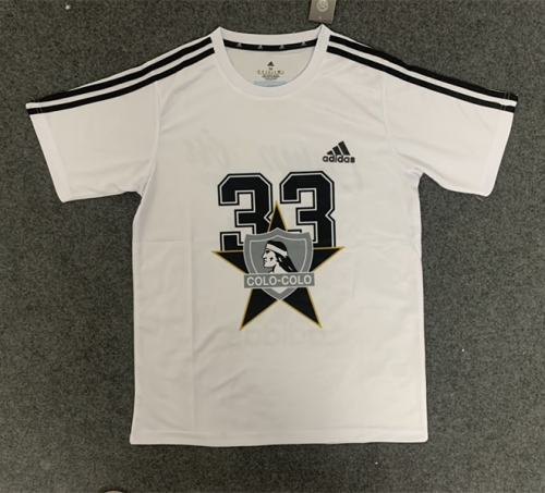 2022/23 Colo-Colo White Soccer CottonT-shirts-1095