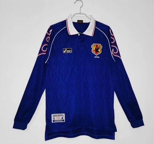 98 Retro Version Japan Blue LS Thailand Soccer Jersey AAA-710/503