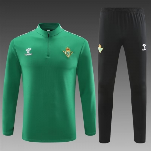 2022/23 Real Betis Green Thailand Soccer Tracksuit Uniform-801