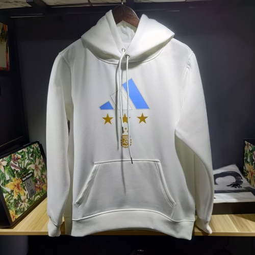 2022/23 Argentina White Thailand Soccer Hoodies-308