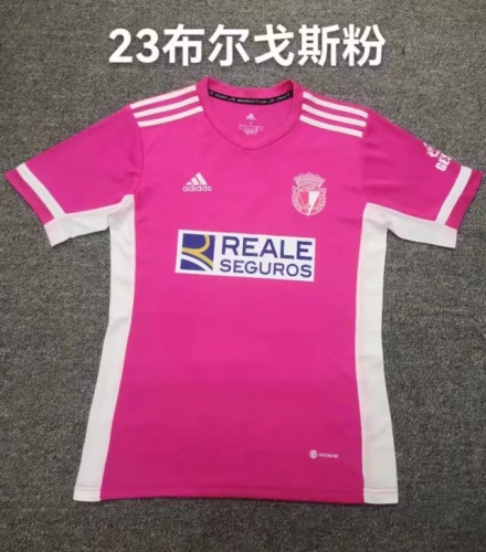 2022/23 Burgos CF 2nd Away Pink Thailand Soccer Jeesey AAA-709