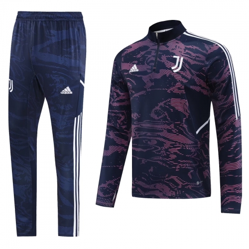 2022/23 Juventus FC Black & Pink Thailand Soccer Tracksuit Uniform-LH