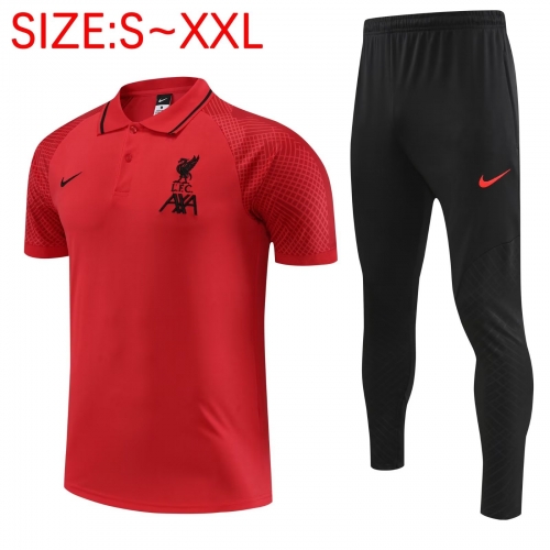 2022/23 Liverpo Red Polo Uniform-PO