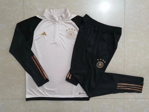 2022/23 Germany Light Gray Thailand Soccer Uniform-815