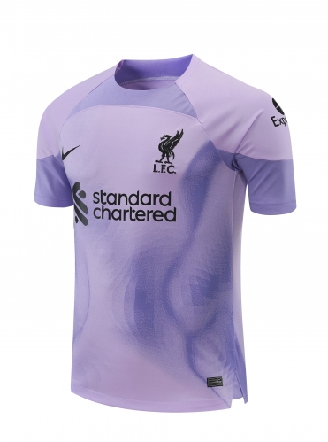 2022/23 Liverpool Goalkeeper Purple Thailand Soccer Jerseys AAA-418