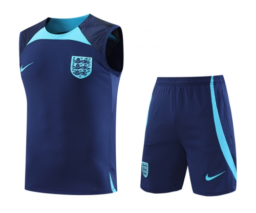 2022/23 England Blue Training Thailand Soccer Jersey AAA-418