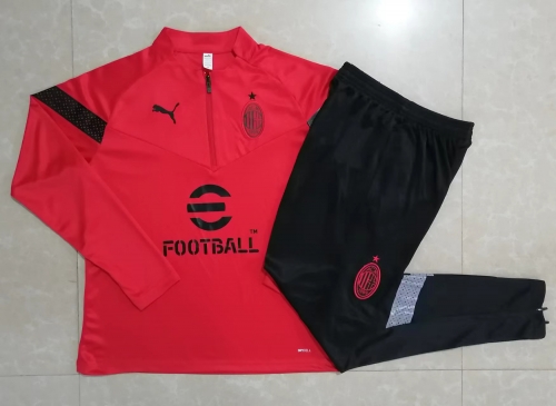 2022/23 AC Milan Red Tracksuit Uniform-815