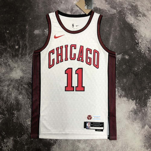 2023 Season City Version Chicago Bull NBA White #11 Jersey-311