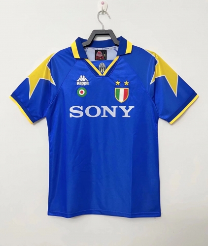 95-96 Retro Version Juventus Blue Thailand Soccer Jersey AAA-503/601/811/410