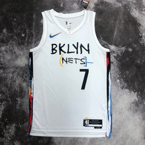 2023 Season City Version Brooklyn Nets White #7 NBA Jersey-311