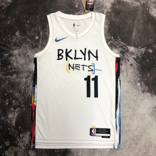 2023 Season City Version Brooklyn Nets White #11 NBA Jersey-311