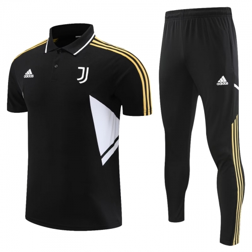 2022/23 Juventus Black Thailand Soccer Polo Uniform-PO