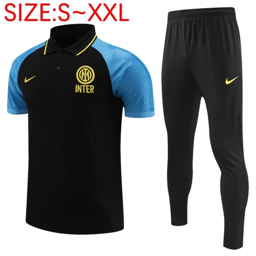 2022/23 Inter Milan Black Thailand Polo Uniform-PO