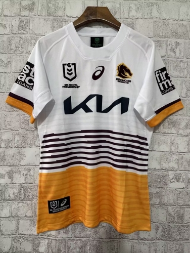 2023 Mustang White Thailand Rugby Shirts-805