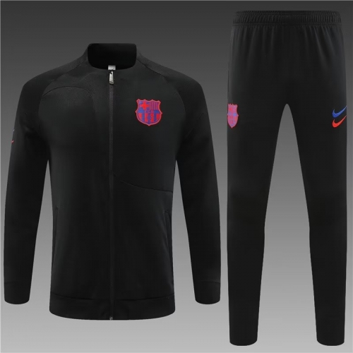 2022/23 Barcelona Black Thailand Soccer Jacket Unifrom-801