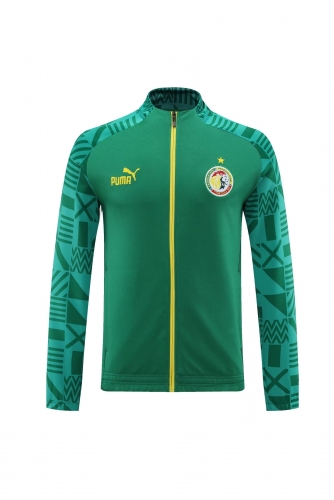 2022/23 Senegal Green Soccer Jacket Top-LH