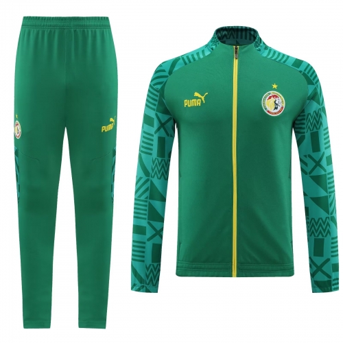 2022/23 Senegal Green Soccer Jacket Uniform-LH