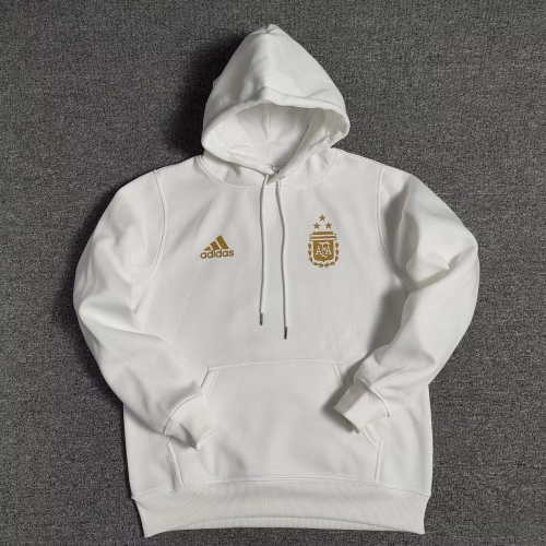 2022/23 Argentina White Thailand Soccer Hoodies-308