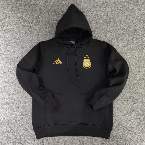 2022/23 Argentina Black Thailand Soccer Hoodies-308