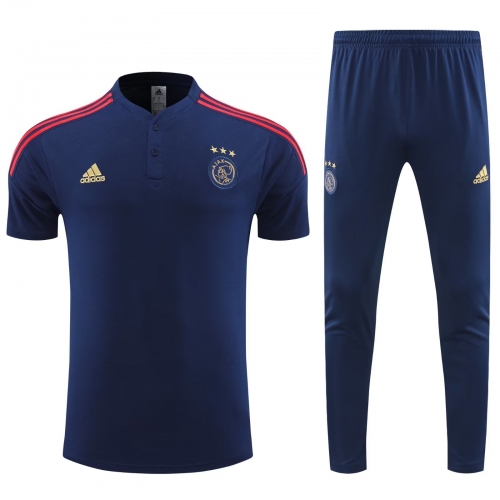 2023/24 Ajax Royal Blue Thailand Polo Uniform-PO