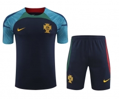 2022/23 Portugal Black Training Thailand Soccer Jersey AAA-418