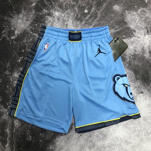 2023 Season Feiren Limited Version Memphis Grizzlies NBA Blue Shorts-311