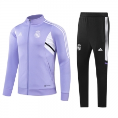 2022/23 Real Madrid Purple Thailand Tracksuit Uniform-815/GDP