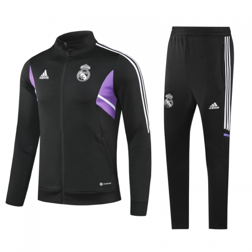 2022/23 Real Madrid Black Thailand Jacket Uniform-815/GDP