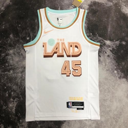 2023 Season City Version Cleveland Cavaliers NBA White #45 Jersey-311