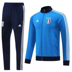 2022/23 Italy Blue Soccer Jacket Uniform-LH