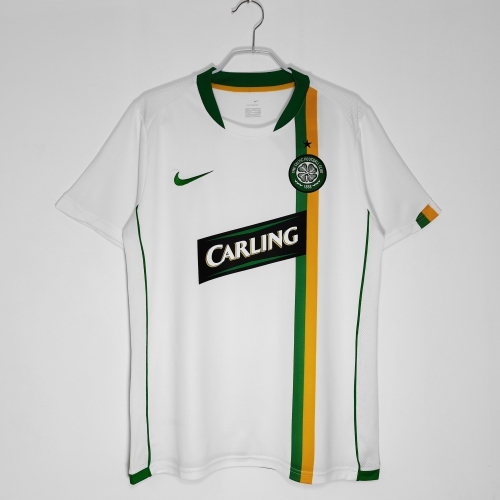 2006-07 Retro Version Celtic White & Green Thailand Soccer Jersey AAA-C1046