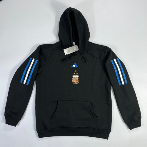 2022/23 Argentina Black Thailand Soccer Hoodies-GDP