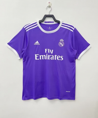 2016-2017 Retro Version Real Madrid Purple Thailand Soccer Jersey AAA-301/811/503/710