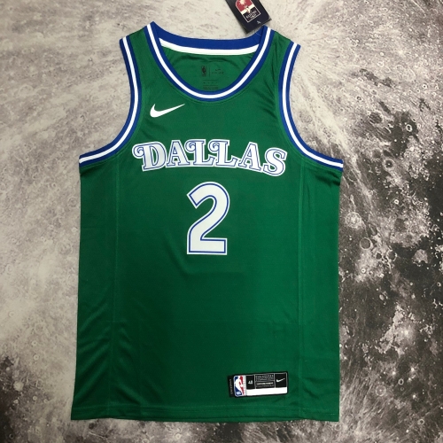 Retro Version Limited Dallas Mavericks NBA Green #2 Jersey-311