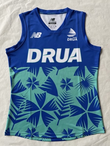 2023 Fiji Green Thailand Rugby Vest Shirts-805