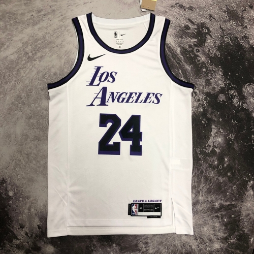 2023 Season City Version Los Angeles Lakets NBA White #24 Jersey-311