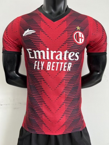 2023/24 Player Version 2022/23 AC Milan Home Red & Black Thailand Soccer Jersey AAA-603/308