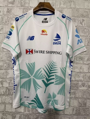 2023 Fiji Home White Thailand Rugby Shirts-805