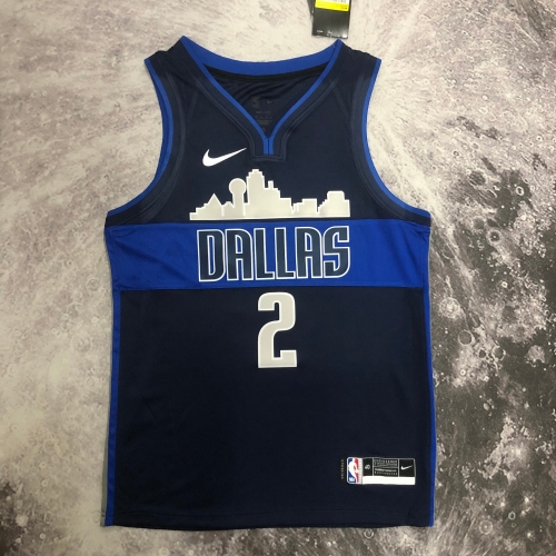 Snow Version Dallas Mavericks NBA Black #2 Jersey-311