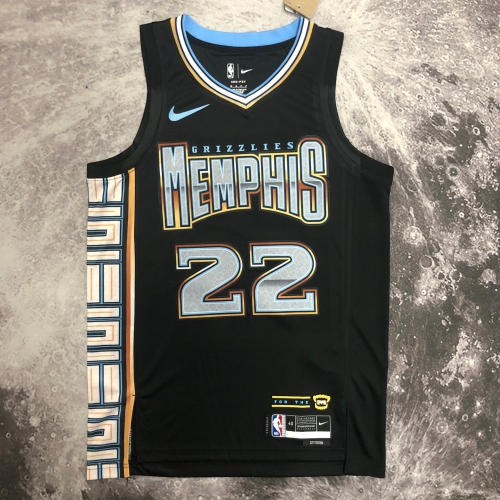 2023 Season Memphis Grizzlies NBA Black #22 Jersey-311